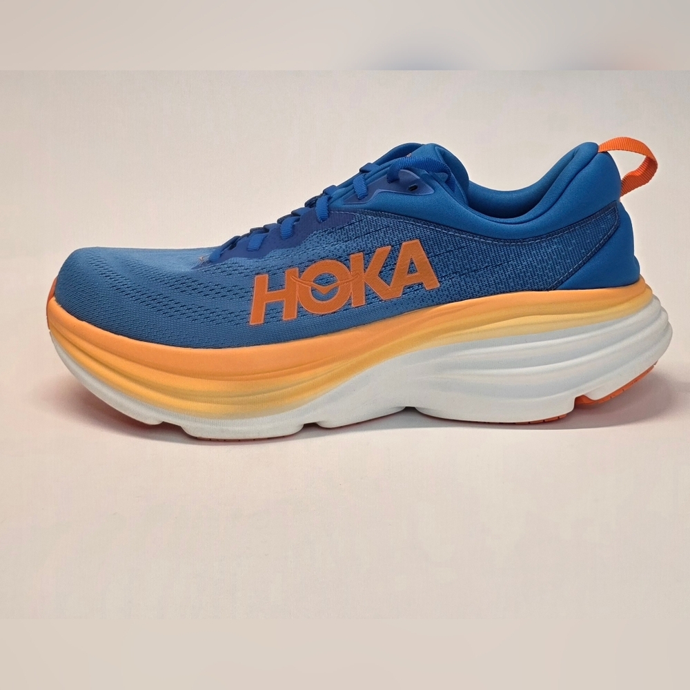 New Hoka One One Bondi 8 Real Teal Shadow Running Shoes Men's Size 10, 11.5 & 12